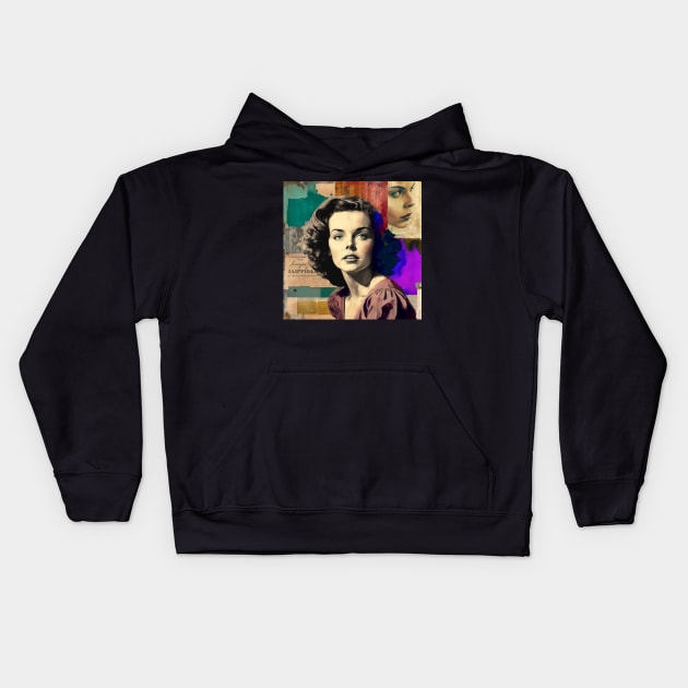 Ida Lupino #10 Kids Hoodie by MonoMagic